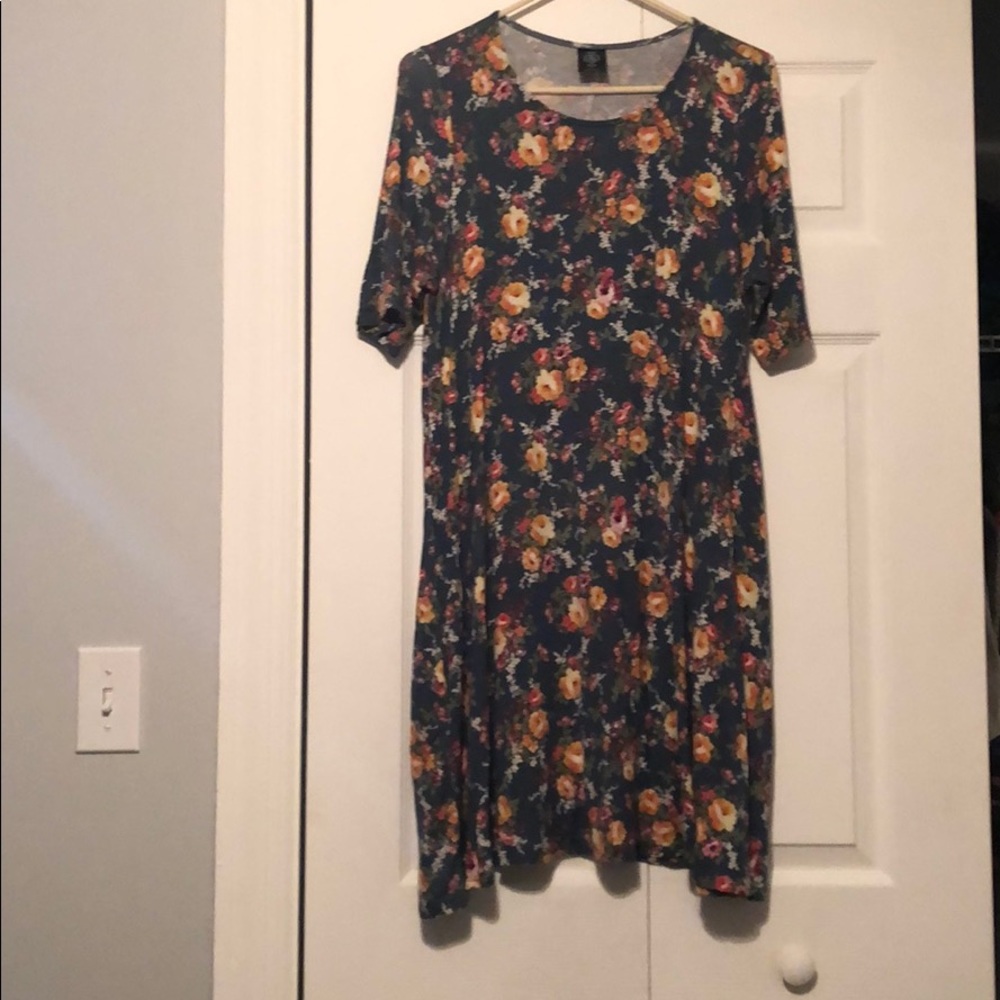 Agnes & Dora green floral dress
